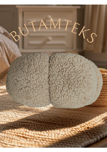 Modern Coco Tarzı Papatya Şeklinde Yumuşacık Dekoratif Kırlent - 35X15 cm ile Şıklığı ve Konforu Yakalayın