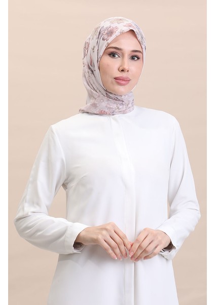 Desenli Eşarp Cvs-02 Lila