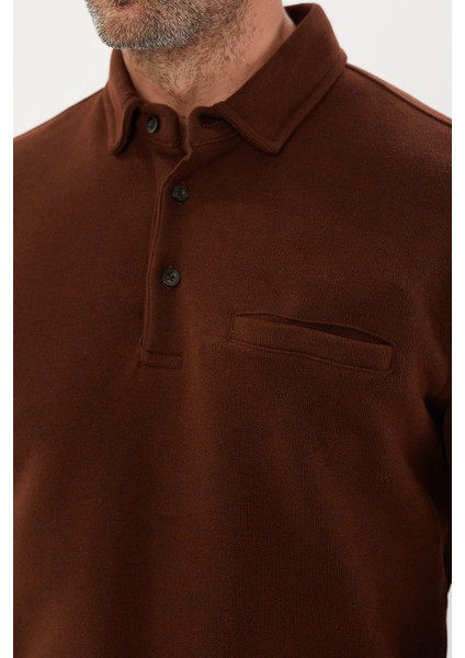 Tony Classics Cepli Kadife Selanik Polo Yaka Sweatshirt- KS-1492 fiyatları