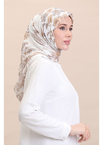 Desenli Eşarp Cvs-06 Krem Bej fiyatları