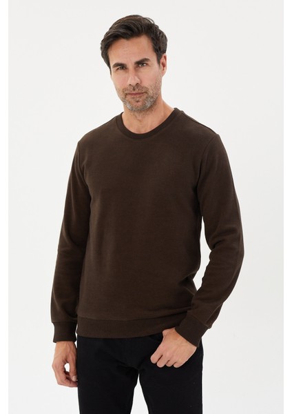 Tony Classics Kadife Selanik Bisiklet Yaka Sweatshirt- Ks- 1402