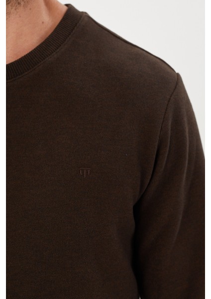 Tony Classics Kadife Selanik Bisiklet Yaka Sweatshirt- Ks- 1402