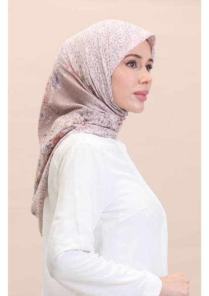 Desenli Eşarp Flover-04 Vizon Lila fiyatları