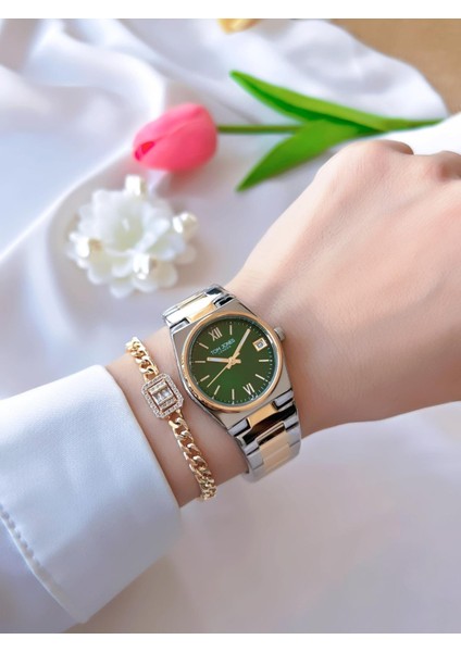 Çelik Kordon Kararma Renk Atma Yapmaz 3 Atm Suya Dayanıklı Kadın Kol Saati BTJ.1.2387.04 fiyatları