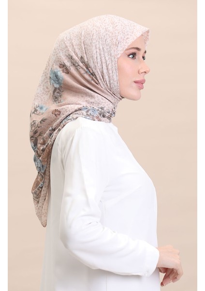 Desenli Eşarp Flover-12 Bej fiyatları