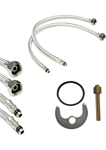 Lara Uzun Kuğu Batarya Siyah Lavabo Banyo Mutfak Mermer Tezgah Üstü Çift Su Giriş Evye modelleri