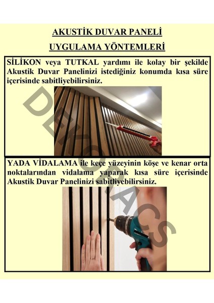 Acs 60X240 Ceviz Renk Akustik Ahşap Duvar Paneli