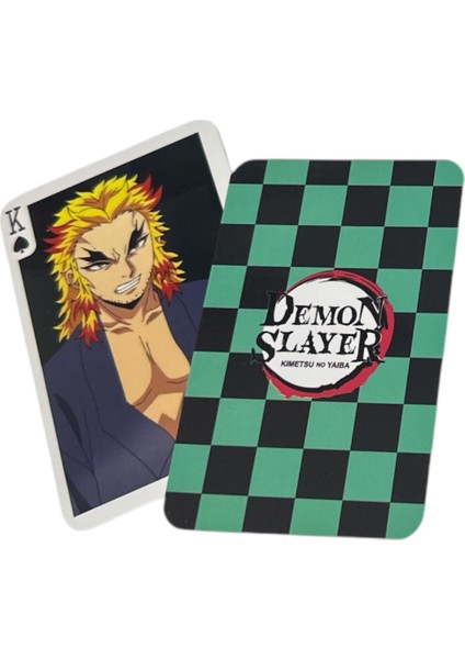 Demon Slayer Anime Iskambil Kartı Oyun Kartı Poker Kartı modelleri