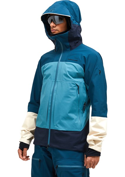 Vislight Gore-Tex Erkek Mavi Kayak Montu G78734150