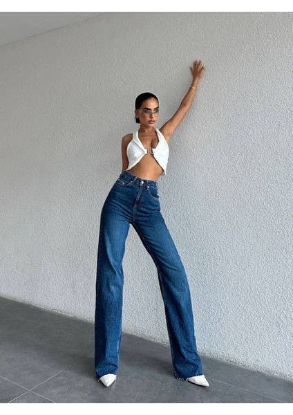 High Waist Wide Leg Jean 42