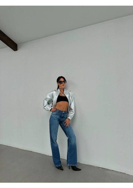 High Waist Wide Leg Jean 42 modelleri