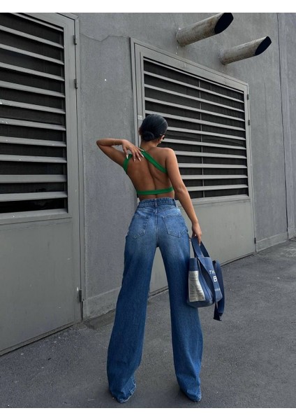 High Waist Wide Leg Jean Yüksek Bel Jean 38 fiyatları