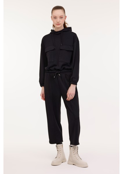 Wl Zoe 17MS409 4pr Siyah Kadın Sweatshirt modelleri