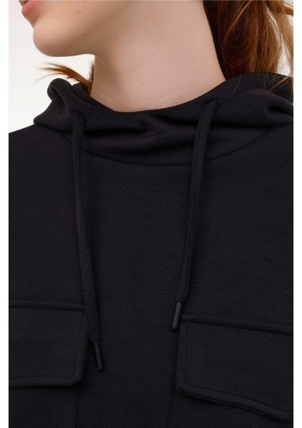 Wl Zoe 17MS409 4pr Siyah Kadın Sweatshirt fırsatları