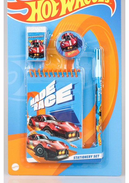 Dekomus Ile Yeni Sezon Lisanslı Hot Wheels Not Defteri, Geçmeli Kurşun Kalem,silgi ve Kalemtraş Kırtasiye Seti fiyatları