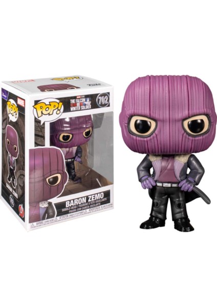 Baron Zemo Pop #702 Pop Tv: The Falcon And The Winter Soldier Vinyl Figure (Bundled With Ecotek Prot