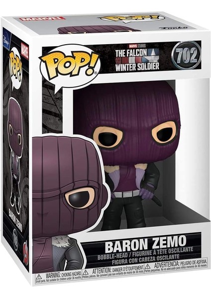 Baron Zemo Pop #702 Pop Tv: The Falcon And The Winter Soldier Vinyl Figure (Bundled With Ecotek Prot