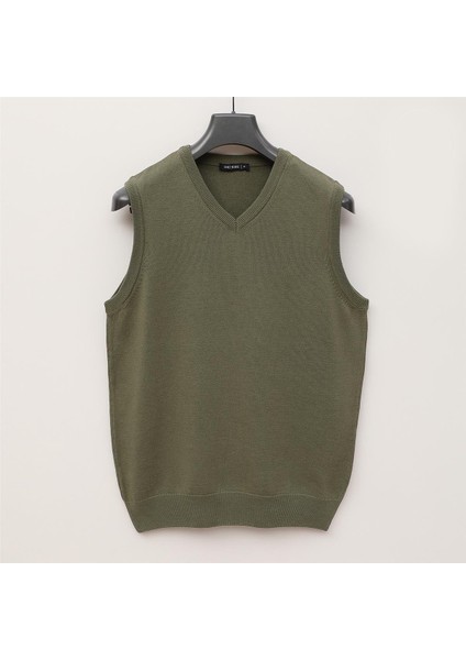 Erkek Kısa Kol V Yaka Sweatshirt - 180900 - Zeytuni