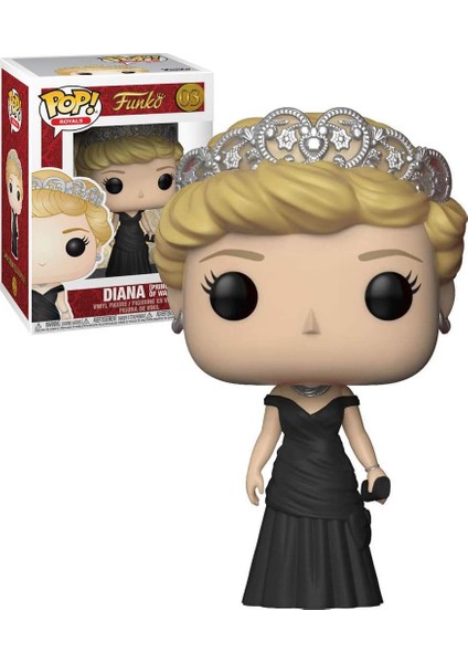 Pop Royals: Kraliyet Ailesi - Diana Galler Prensesi Vinil Figür (Pop Kutusu Koruyucu Kılıf ile