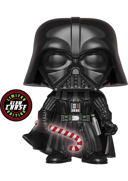 Star Wars: Holiday - Darth Vader With Candy Cane Glow-In-The-Dark Chase Funko Pop! Vinyl Figure (Bun