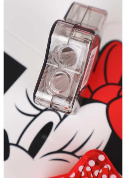 Dekomus Ile Lisanslı Mınnıe Mouse Çift Bıçaklı Yıldız Kalemtraş