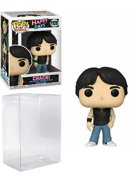 Chachi Pop #1128 Pop Tv Happy Days Vinil Figür (Ecotek Pop Box Koruyucu Kılıf Dahil)
