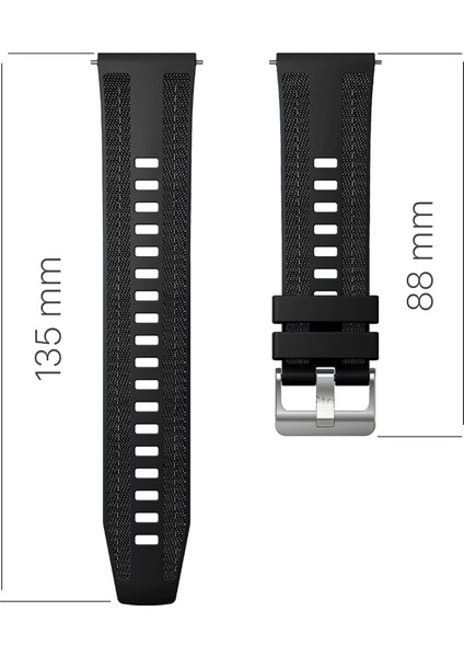 Samsung Galaxy Watch 3 45MM/GEAR S3/R800 ile Uyumlu Kordon (22MM) Hybrid Dikişli Kumaş modelleri