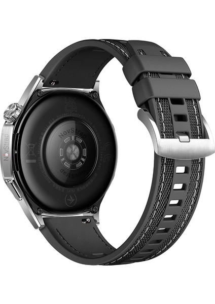 Samsung Galaxy Watch 3 45MM/GEAR S3/R800 ile Uyumlu Kordon (22MM) Hybrid Dikişli Kumaş fırsatları