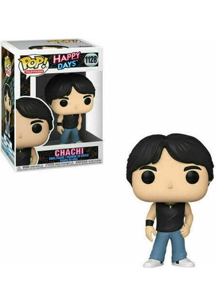 Chachi Pop #1128 Pop Tv Happy Days Vinil Figür (Ecotek Pop Box Koruyucu Kılıf Dahil)
