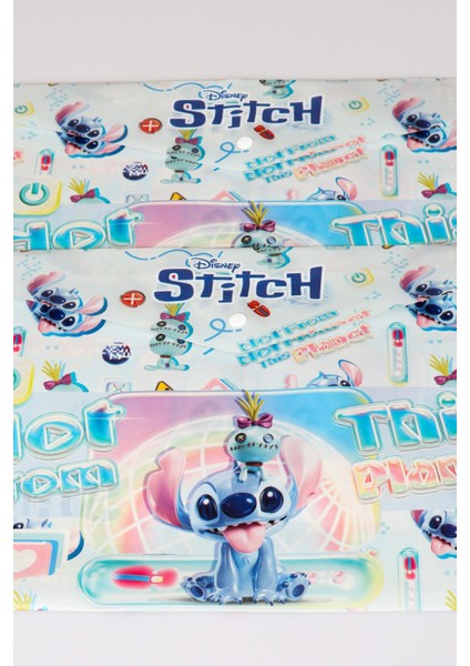 DEKOMUS İLE YENİ SEZON LİSANSLI STITCH TEKLİ ÇITÇITLI DOSYA modelleri