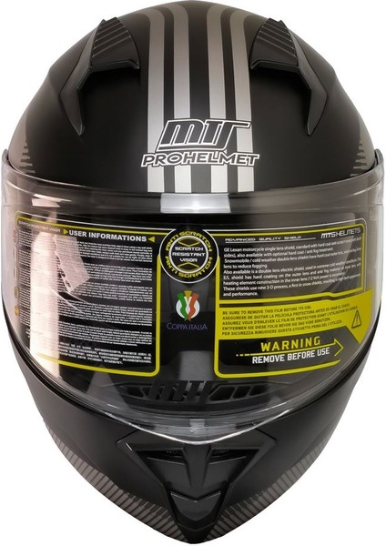 -966-V2 Çene Açılır Kask (VX20 Grey)
