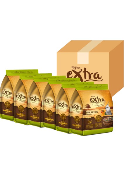 Extra Paraket Yemi 500gr ( 6 Lı Paket )
