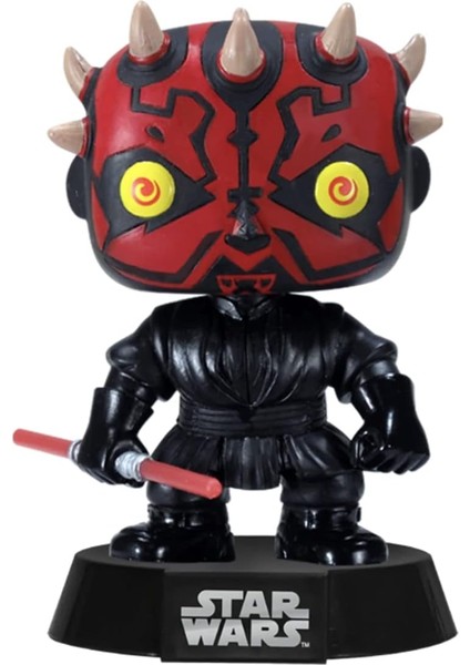 Visit The Funko Store Funko Pop Koruyucu Paketi – 1 Star Wars Darth Maul #09 Pop Heykelcik 9 cm Plas