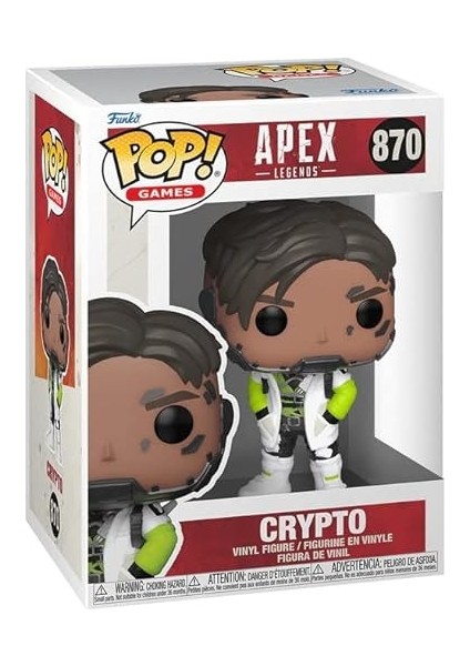 Pop Apex Legends - Crypto Funko Pop! Vinil Figür (Uyumlu Pop Box Koruyucu Kılıf ile Paketlenmiştir), modelleri