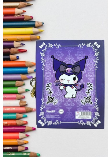 Kuromi Kilitli Defter 80 Yaprak Mavi- 14 x 20 fiyatları