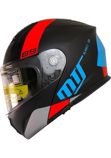 -966-V2 Çene Açılır Kask (VX89)