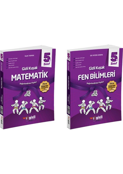 5. Sınıf Matematik - Fen Bilimleri Gizli Kuşak Değerlendirme Föyleri Branş Denemesi