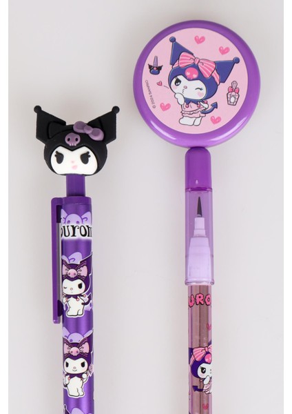 Yeni Sezon Lisanslı Kuromı Yüz Figürlü Versatil Uçlu Kalem 0.7 mm ve Yumurtlayan Labirent Figürlü Kurşun Kalem Seti fiyatları