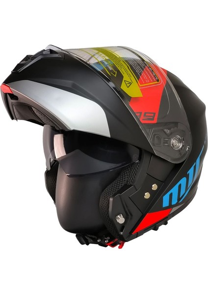 -966-V2 Çene Açılır Kask (VX89)