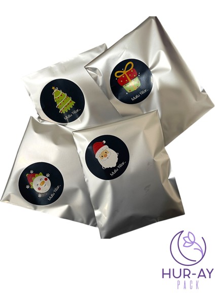 Yılbaşı Için Özel Tasarım Yapışkanlı Etiket / Sevimli Etiketler / Her Desenden 2 Adet Gelecektir indirimleri