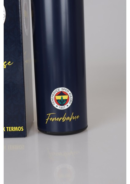 Yeni Sezon Lisanslı Fenerbahçe Logo Baskılı Çelik Termos 500 ml