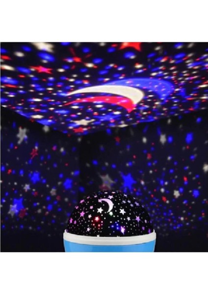 Star Master Renkli Yıldızlı Gökyüzü Projeksiyon Gece Lambası