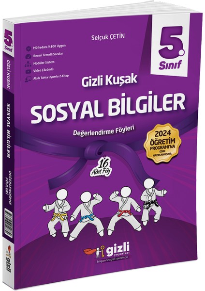 5. Sınıf Türkçe - Sosyal Bilgiler Gizli Kuşak Değerlendirme Föyleri Branş Denemesi