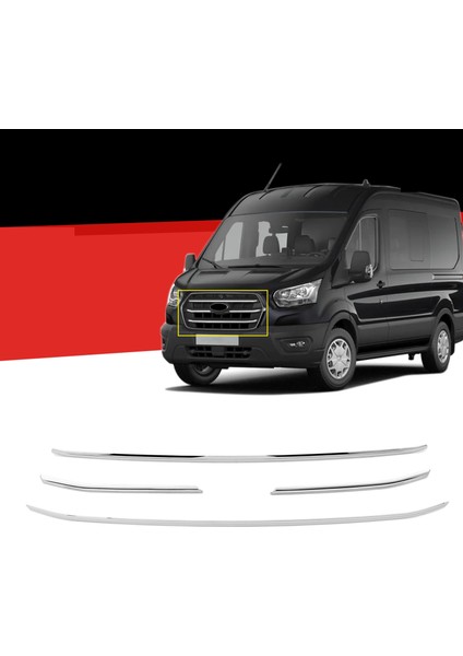Ford Transit Krom Ön Panjur 4 Prç. 2018 Üzeri