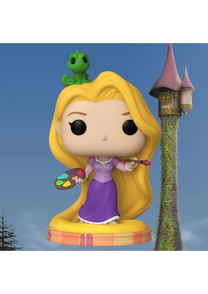 Visit The Funko Store Rapunzel Pop Koruyucu Paketi - Heykelcik 9,75 cm Klasik Karakter Ultimate Pren