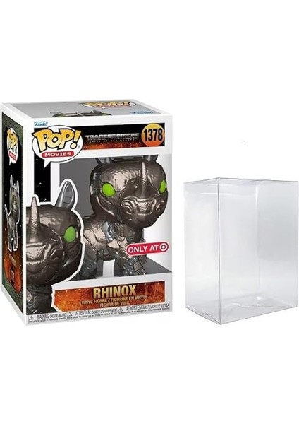 Pop! Rhinox Transformers Rise Of The Beasts 1378 Aksiyon Figürü Bobblehead Pop (Uyumlu Kutu Ko
