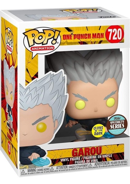 Pop! Animasyon One Punch Man Garou 9,5 cm Özel Seri Vinil Figür