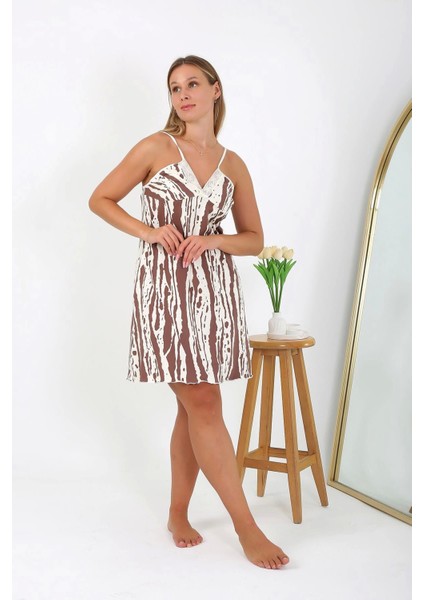 Kadın Büyük Beden Ip Askılı Gecelik 98512 modelleri