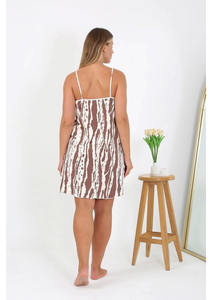 Kadın Büyük Beden Ip Askılı Gecelik 98512 fırsatları