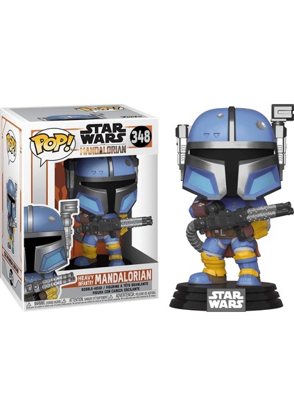 Star Wars: The Mandalorian - Ağır Piyade Mandalorian (Paz Vizsla) Funko Pop! Vinil Figür (Uyumlu Pop